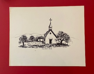 "New Mexico Mission"
Pen/Ink
11"x14"
$95.00