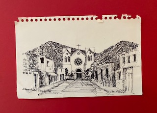 "Downtown Santa Fe"
Pen/Ink
5.5"x8.5"
$100