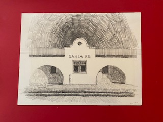 "Santa Fe Station"
Pencil
10"x13"
$185.00